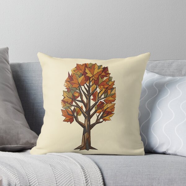 Item preview, Autumn maple tree - Just for nature & cubism lovers designed and sold by ParadoxParadox.