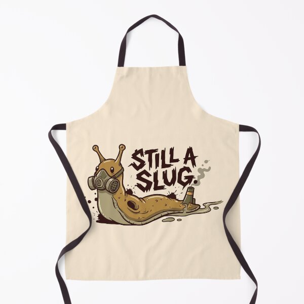 Item preview, Still A Slug Gas Mask Industrial Apocalypse Art designed and sold by Amir Faysal.