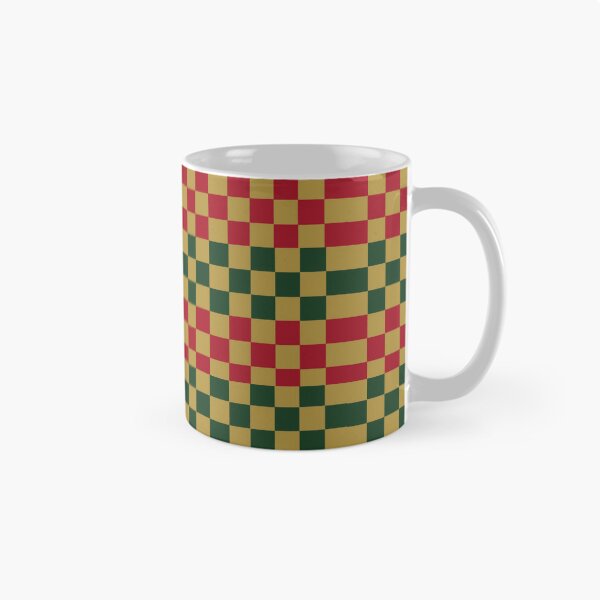 Item preview, Gold Green Red Checkerboard Pattern Christmas Holiday Digital Design designed and sold by Licorice Moon.