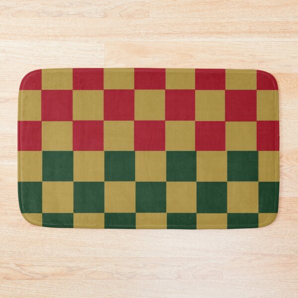 Item preview, Gold Green Red Checkerboard Pattern Christmas Holiday Digital Design designed and sold by Licorice Moon.