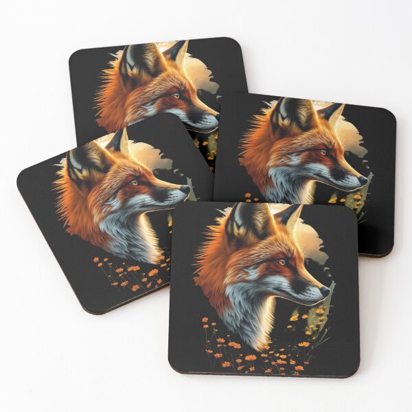 Item preview, The Fox and the Golden Meadow designed and sold by KinoDesign.