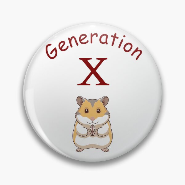 Item preview, Generation X-Hamster – Minimalist Tech Humor designed and sold by FlatstudioArt.