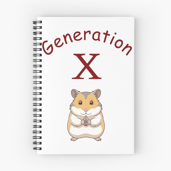 Item preview, Generation X-Hamster – Minimalist Tech Humor designed and sold by FlatstudioArt.