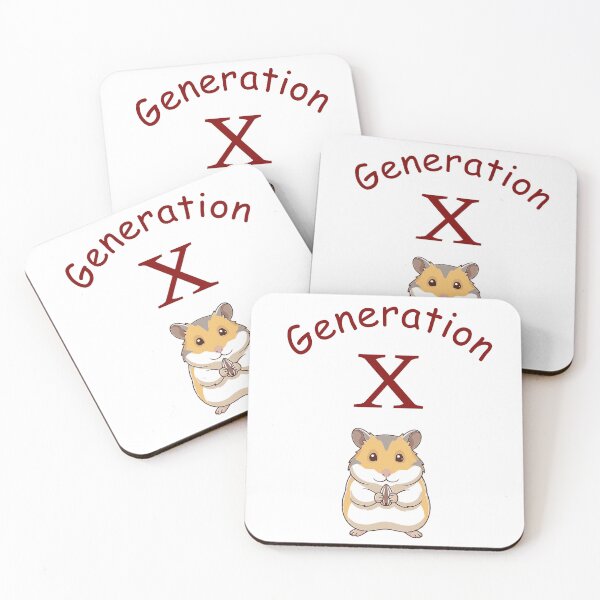 Artikelvorschau, Generation X-Hamster – Minimalist Tech Humor entworfen und verkauft von FlatstudioArt.