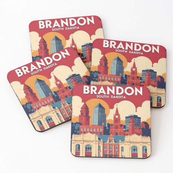 Item preview, Brandon South Dakota Vintage Travel Tourism designed and sold by TravelersGems.