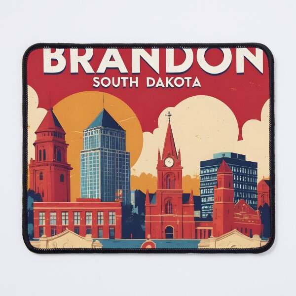 Item preview, Brandon South Dakota Vintage Travel Tourism designed and sold by TravelersGems.