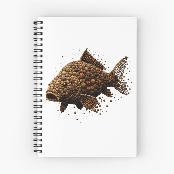 Item preview, Carp Made of Boilies | Carp Fishing Art designed and sold by Fishing iq.