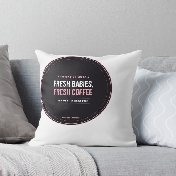 Item preview, Fresh Babies Fresh Coffee Postpartum Nurse Seal designed and sold by SlowMadeShelf.