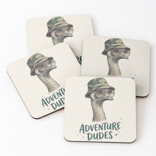 Item preview, Adventure Dudes Ostrich Bucket Hat Sunglasses Art designed and sold by Amir Faysal.
