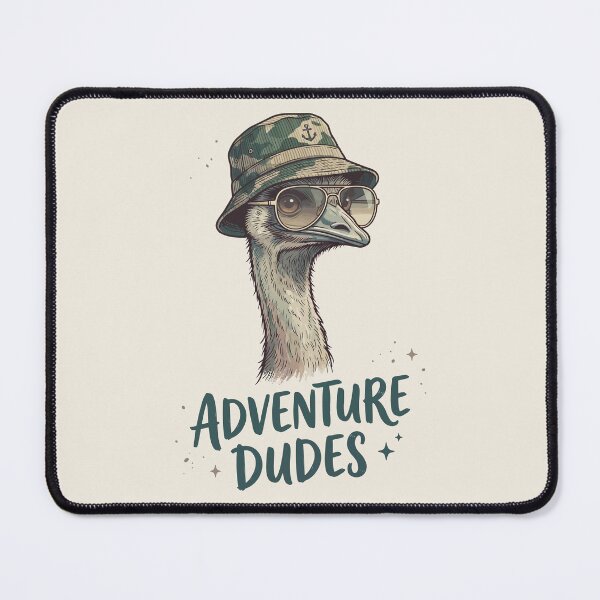 Item preview, Adventure Dudes Ostrich Bucket Hat Sunglasses Art designed and sold by Amir Faysal.