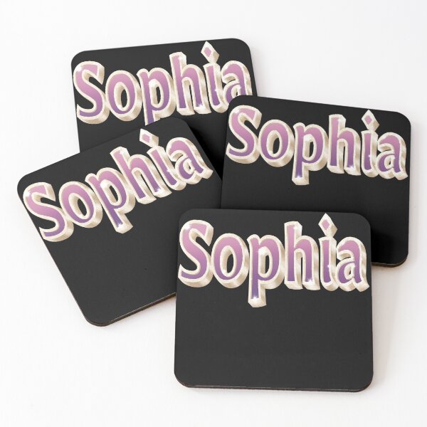 Item preview, Sophia Name in Pink and Purple with a Glam Style designed and sold by AloraDawnEve.