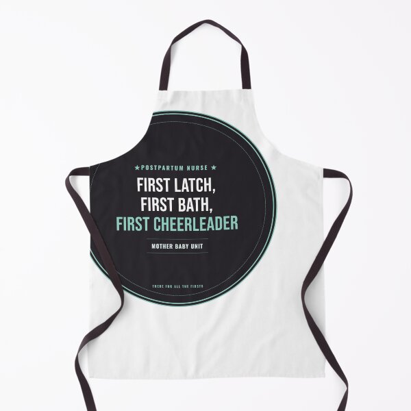 Item preview, First Latch First Bath First Cheerleader Postpartum Nurse Seal designed and sold by SlowMadeShelf.