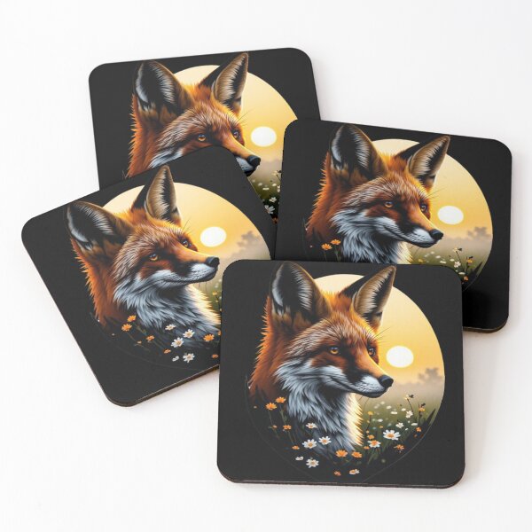Item preview, The fox of the golden dawn designed and sold by KinoDesign.