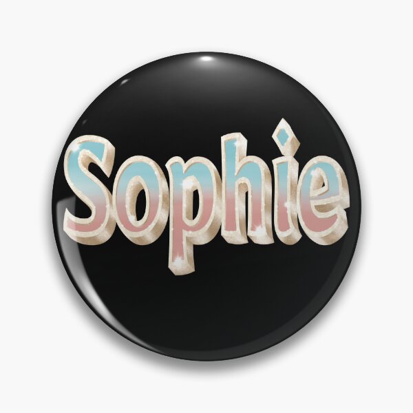 Item preview, Sophie Name in Blue and Coral with a Glam Style designed and sold by AloraDawnEve.
