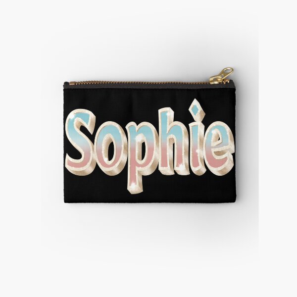 Item preview, Sophie Name in Blue and Coral with a Glam Style designed and sold by AloraDawnEve.