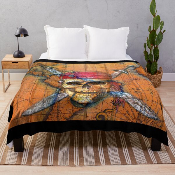 Item preview, Pirates Skull and Crossbones Map designed and sold by Dlt1981.
