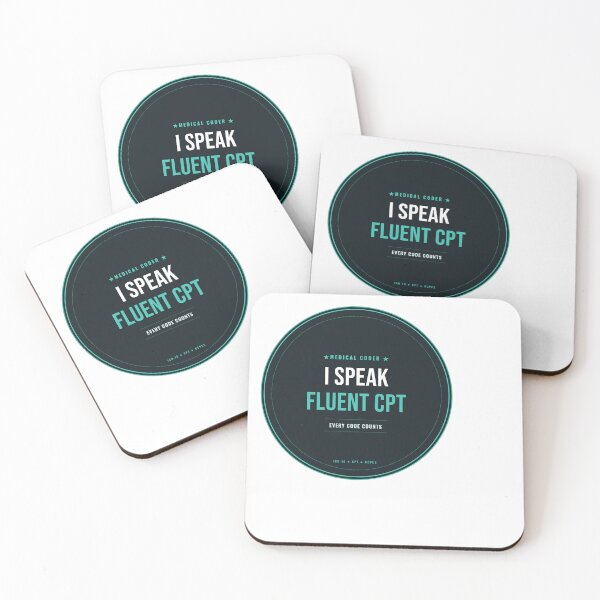 Item preview, I Speak Fluent CPT Medical Coder Seal designed and sold by SlowMadeShelf.