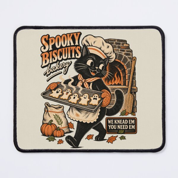 Item preview, Meowloween Bakery Black Cat Halloween designed and sold by AmiGraph.