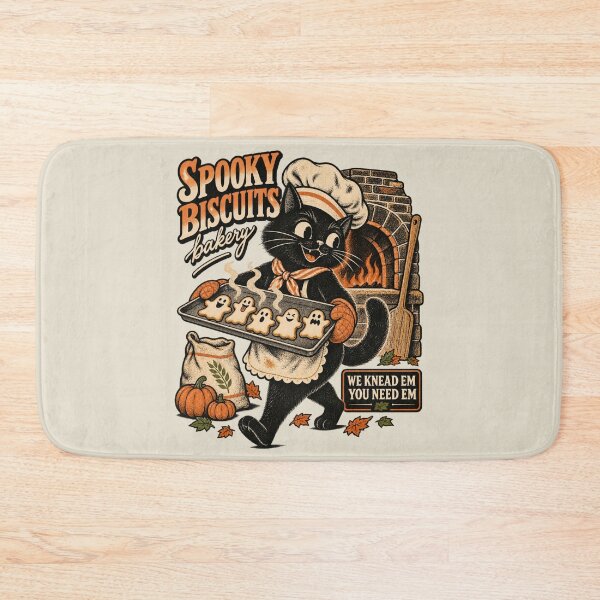 Item preview, Meowloween Bakery Black Cat Halloween designed and sold by AmiGraph.