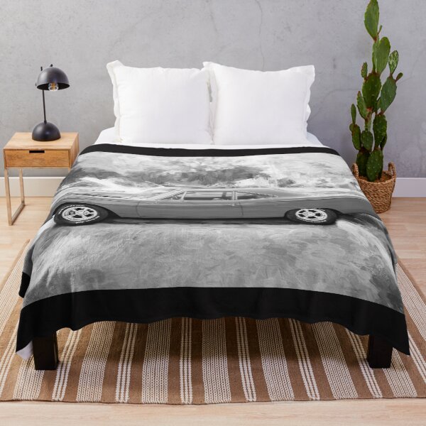 Item preview,  1968 Red Plymouth Satellite Sports Coupe Road Runner Muscle Car Art  designed and sold by RichFrancoCars.