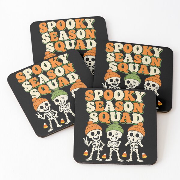 Item preview, Spooky Season Squad - Retro Halloween Skeletons  designed and sold by Graphic Vibe Designs.