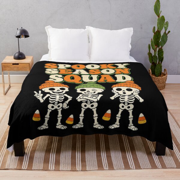 Item preview, Spooky Season Squad - Retro Halloween Skeletons designed and sold by Graphic Vibe Designs.