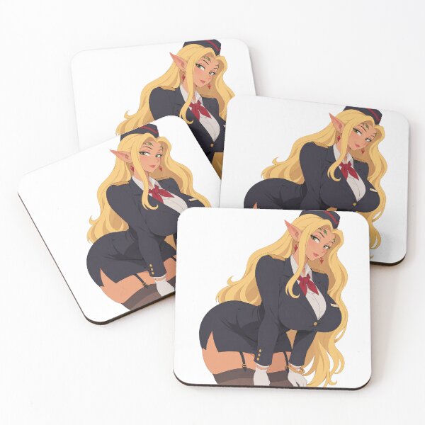 Item preview, Blonde Elf Flight Attendant Uniform - Retro 90s Cartoon Style designed and sold by Hollow Moon Studios..