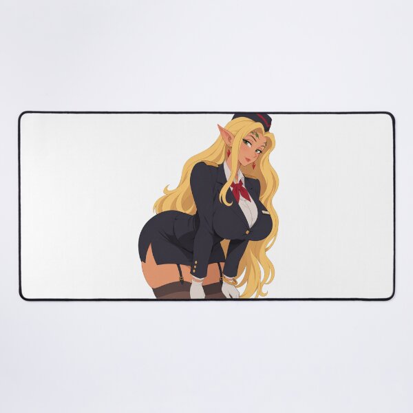 Item preview, Blonde Elf Flight Attendant Uniform - Retro 90s Cartoon Style designed and sold by Hollow Moon Studios..