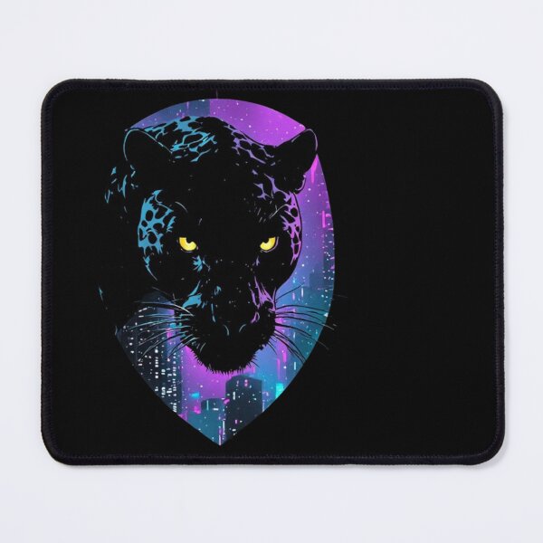 Item preview, The panther of the neon city designed and sold by KinoDesign.
