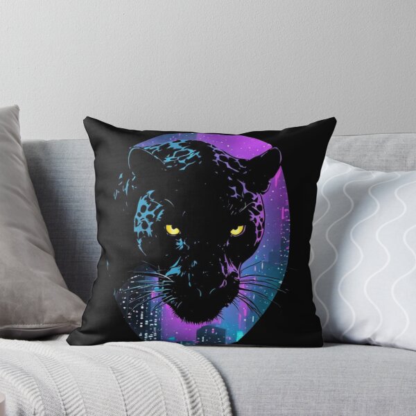 Item preview, The panther of the neon city designed and sold by KinoDesign.