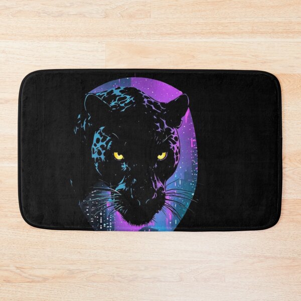 Item preview, The panther of the neon city designed and sold by KinoDesign.