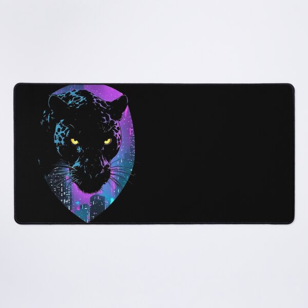 Item preview, The panther of the neon city designed and sold by KinoDesign.
