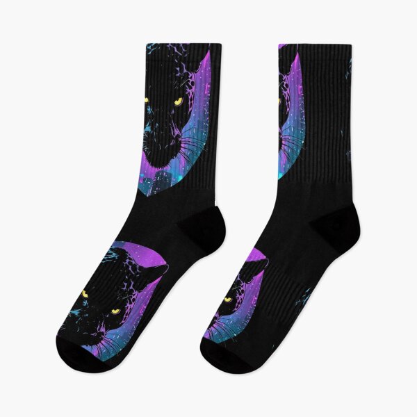 Item preview, The panther of the neon city designed and sold by KinoDesign.