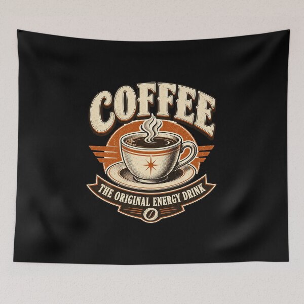 Item preview, Retro Coffee Lover | Coffee The Original Energy Drink designed and sold by Graphic Vibe Designs.