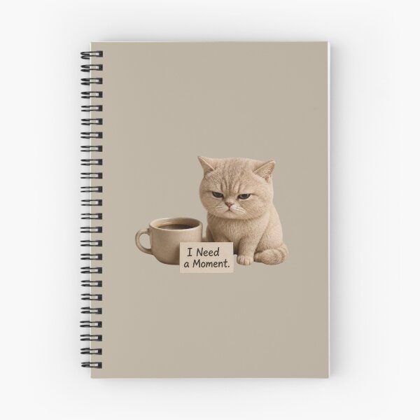 Item preview, I Need a Moment – Grumpy Cat & Coffee designed and sold by zmsl.