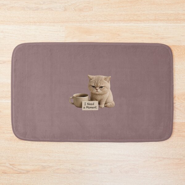 Item preview, I Need a Moment – Grumpy Cat & Coffee designed and sold by zmsl.