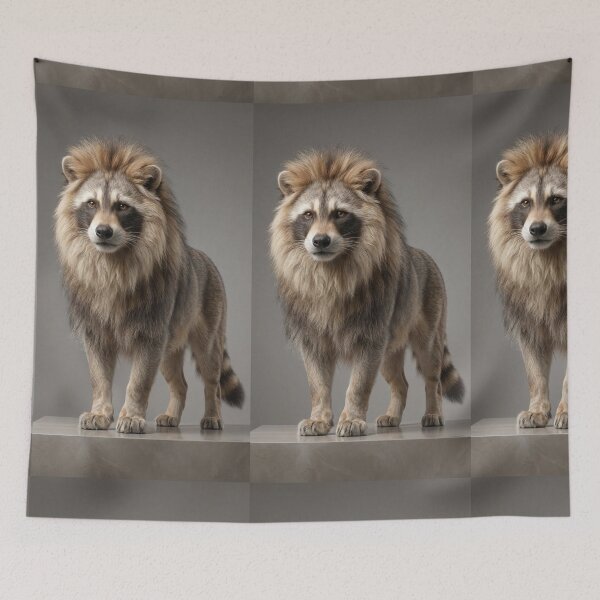 Item preview, The Raccoon King — Realistic Animal Hybrid designed and sold by TreatLLC.
