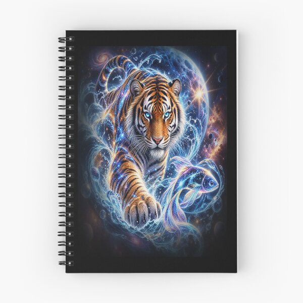 Item preview, Cosmic Ocean Tiger – Mystical Wildlife Fantasy designed and sold by TroviTutto.