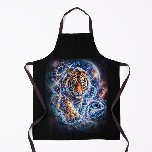 Item preview, Cosmic Ocean Tiger – Mystical Wildlife Fantasy designed and sold by TroviTutto.