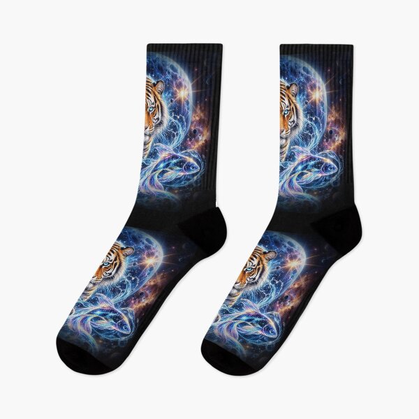Item preview, Cosmic Ocean Tiger – Mystical Wildlife Fantasy designed and sold by TroviTutto.