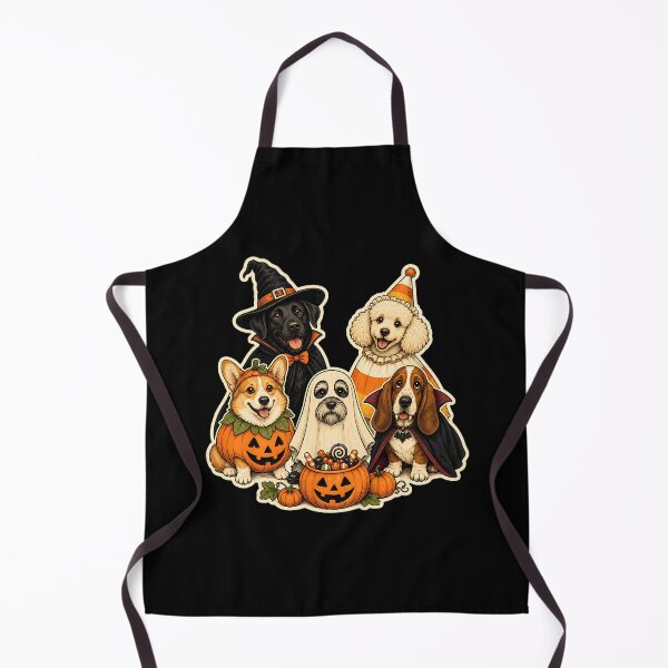Item preview, Cute Halloween Dogs in Costumes - Spooky Trick or Treat Pets designed and sold by Graphic Vibe Designs.