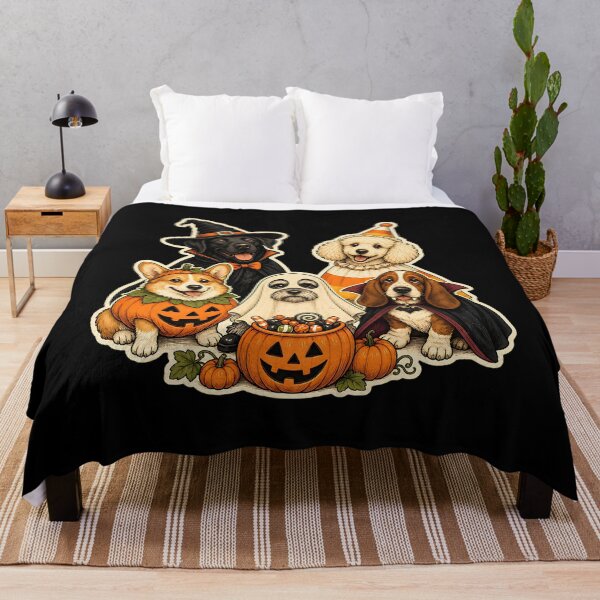 Item preview, Cute Halloween Dogs in Costumes - Spooky Trick or Treat Pets designed and sold by Graphic Vibe Designs.
