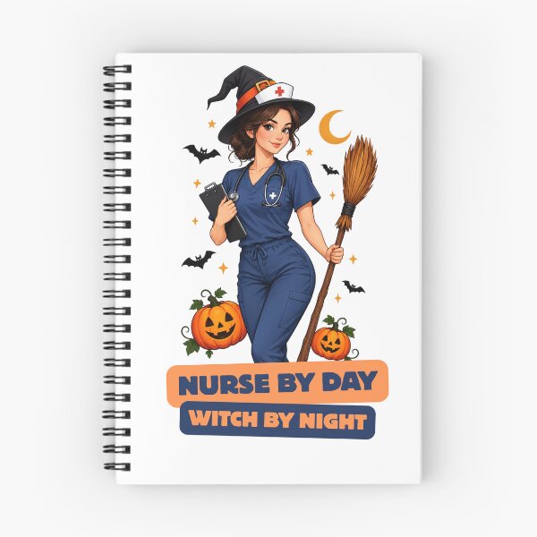 Item preview, Nurse by Day Witch by Night Funny Halloween Nurse Witch designed and sold by Zenith-Co.