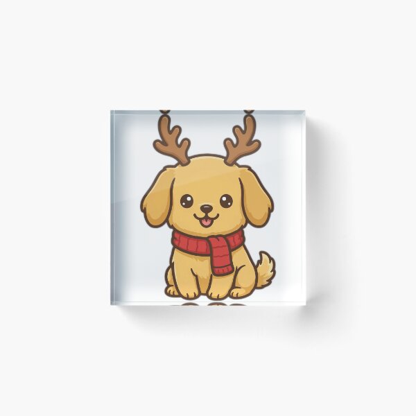 Item preview, Christmas Golden Retriever Shirt – Cute Puppy Holiday Tee designed and sold by KERK Art and Design.