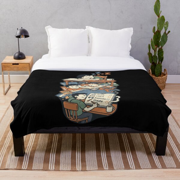 Item preview, Daily Procrastination Cycle Work Learn Exercise Create Funny Art designed and sold by mood-draftsman.