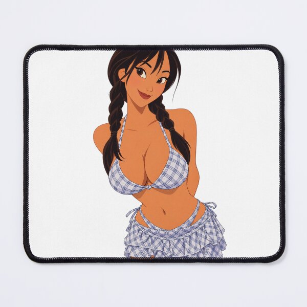 Item preview, Latin Girl Plaid Bikini Summer - Retro 90s Cartoon Style designed and sold by  Hollow Moon Studios..