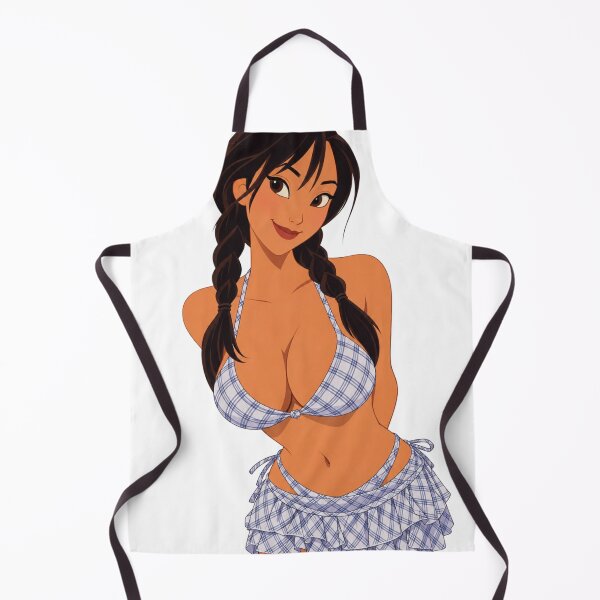 Item preview, Latin Girl Plaid Bikini Summer - Retro 90s Cartoon Style designed and sold by  Hollow Moon Studios..