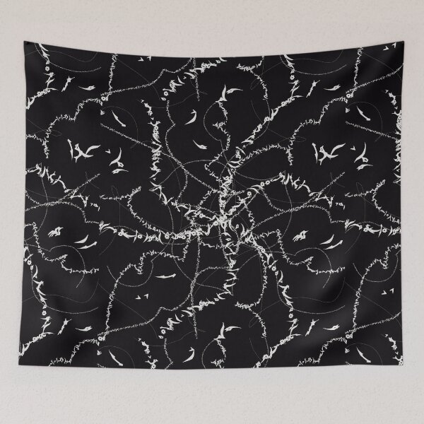 Item preview, White Noise – Abstract Black & White Pattern designed and sold by Artshop Marjolein.