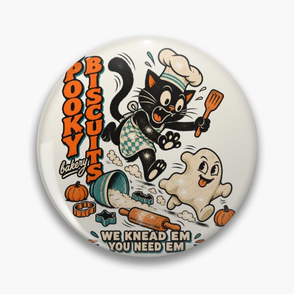 Item preview, Meowloween Bakery Black Cat Chef designed and sold by AmiGraph.