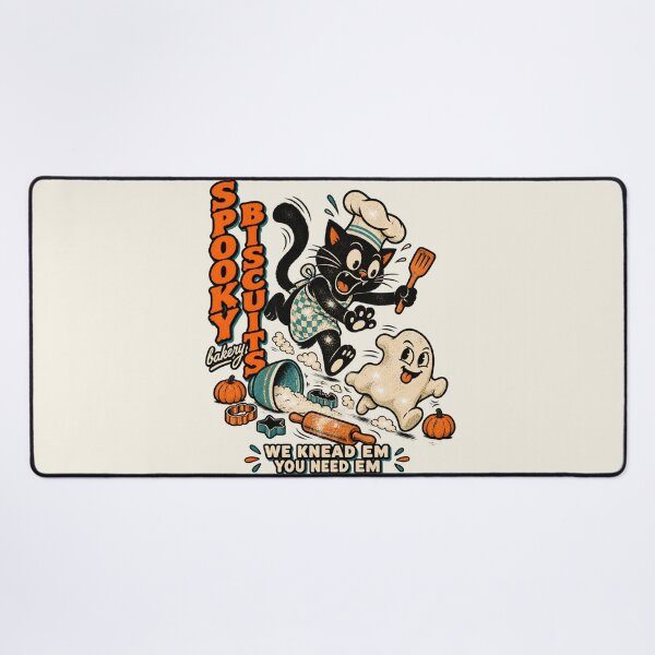 Item preview, Meowloween Bakery Black Cat Chef designed and sold by AmiGraph.